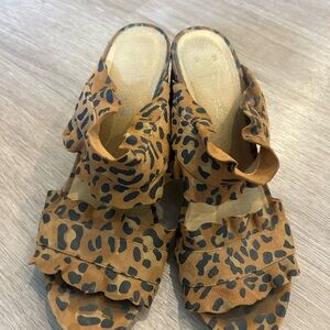 Leopard Print Women's Sandals